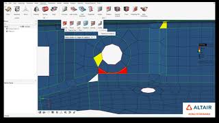 Learn HyperWorks Interface - Element Edit Replace