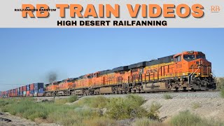 Railfanning Videos 2024 BNSF Q Trains, Stack Trains \u0026 Z trains