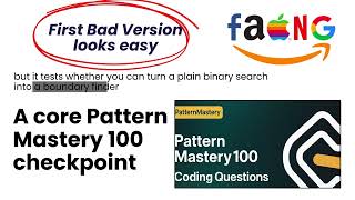 [Javascript] First Bad Version - Leetcode 278 -- Illustrated! | Pattern Mastery