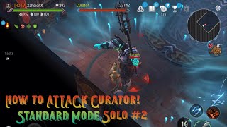 Frostborn How to attack CURATOR SOLO ~ Standard Mode