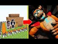 FREDDY (FNAF Security Breach) Tấn Công Nhà Được Bảo Vệ Bởi bqThanh và Ốc Trong Minecraft