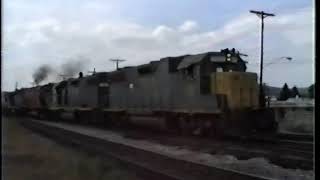 Railfanning mid 80s D\u0026H, CR