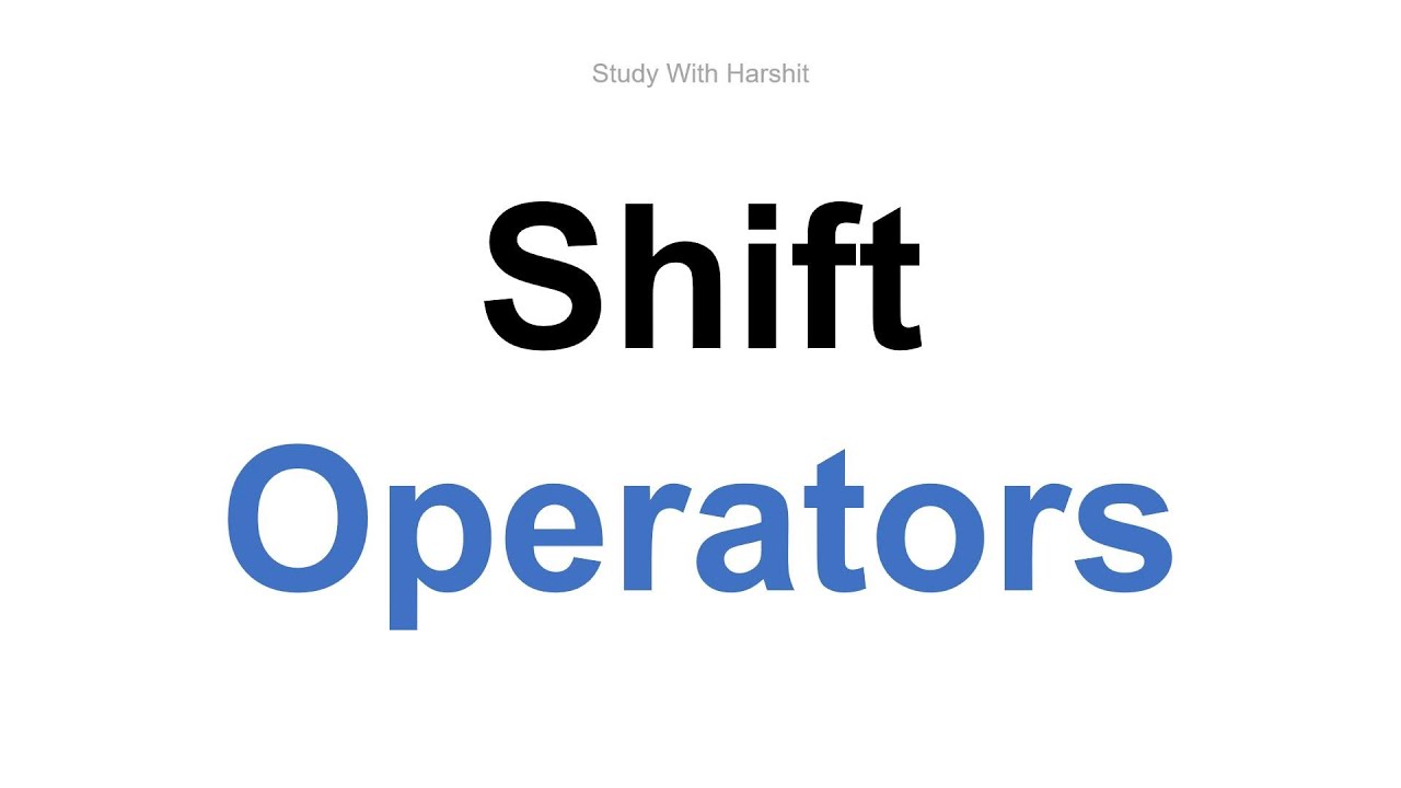 Understanding Shift Operators In Programming - YouTube