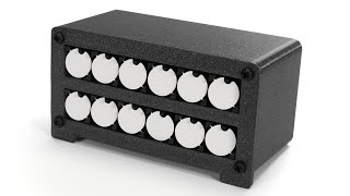 No.3 - 3D Printed Casing for Flip-disc Binary Clock