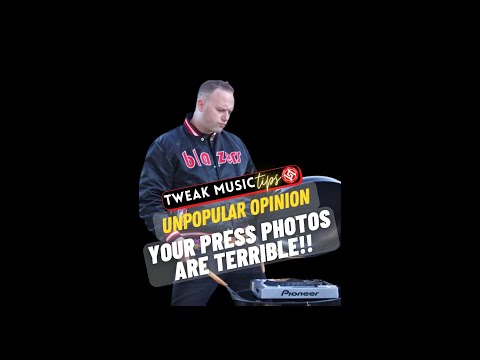 Your press photos are terrible! Adjust Music Tips Unpopular Opinion DJ Issues #shorts