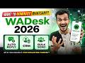 All‑In‑One WhatsApp Marketing Software | Auto Reply, CRM, Bulk Messaging (WADesk 2026)