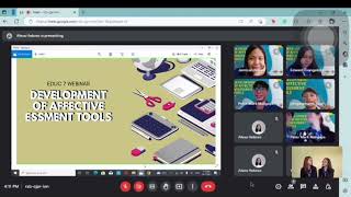 Development of affective Assessment tools.(recorded webinar)