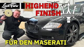 Wir polieren den Maserati auf Hochglanz