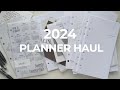 2024 planner inserts haul | notedco, 8lotus, theminimaline + more | fortheplannergirls