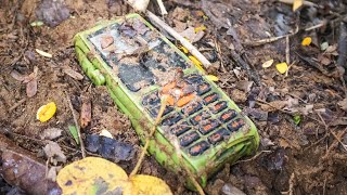 FIND OLD ARMY PHONE IN RIVER || Restoration old phone