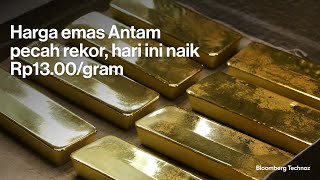 Harga emas Antam pecah rekor, hari ini naik Rp13.000/gram