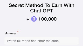 Secret Method To Earn With Chat GPT | Time Farm Video Code | Time Farm 10 Jan Code