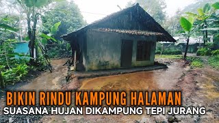 Hujan di Kampung  Suasana Damai yang Bikin Hati Tenang\