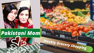 Pakistani Mom America mai weekly Grocery Shopping kar leti hain | Pakistani American Family Vlogger