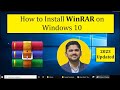 How to Install WinRAR on Windows 10 | Complete Installation | Amit Thinks