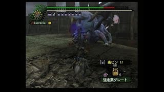 MH2弓日記 ★４緊急繁昼 炎妃龍の宿りし塔ph2