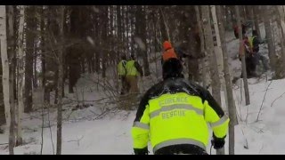 Hillclimber Crashing Into Trees | JUST SNOWMOBILES