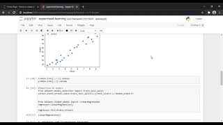 supervised learning Jupyter Notebook