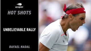 Rafael Nadal Wins Unbelievable Rally | 2022 US Open