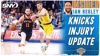 Ian Begley provides an injury update on Jalen Brunson and OG Anunoby ahead of Knicks' Game 3 | SNY