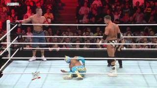 Raw: John Cena & Sin Cara vs. The Miz & Alex Riley