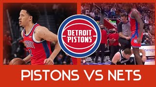 Cade is CLUTCH!!!!! Detroit Pistons Vs Brooklyn Nets Review