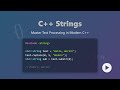 C++ Strings Tutorial for Beginners: Master Text Manipulation 💪