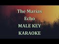 The Marías - Echo (Male Key) (Karaoke Version)