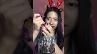 ASMR 18 Triggers For Christmas Decoration #shorts #asmrsleep #triggers