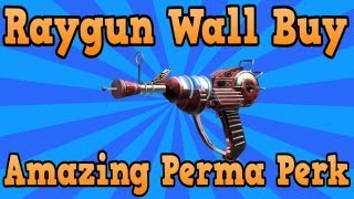 "Black Ops 2 Buried" Buy A Raygun Off The Wall Perma Perk Tutorial! ("Black Ops 2 Zombies")
