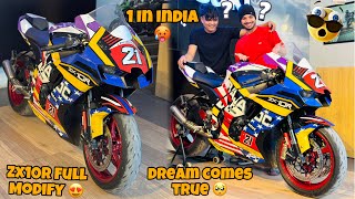 Finally Bike Reveal 🤩Zx10r Full modified 😳1 In India 😱