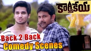 Karthikeya Back 2 Back Comedy Scenes - Nikhil Siddharth, Swati Reddy