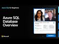 Azure SQL Database Overview | Azure SQL for beginners (Ep. 7)