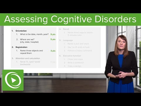 What are examples of cognitive disorders?