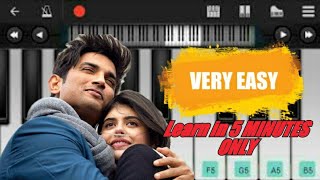 The horizon of saudade(Dil Bechara)|EASY Mobile Piano tutorial|Let's Play|