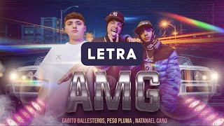 Natanael Cano, Gabito Ballesteros, Peso Pluma - AMG (Letra/Lyrics)