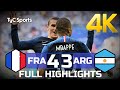 France - Argentina (4-3) 4K FULL HIGHLIGHTS & GOALS (Argentinian Commentary)