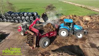 Mestseizoen 2023 | Mest strooien | Maurice Land | Spreading manure | Mist streuen