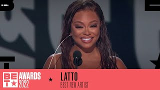 Latto Bringing Big Energy To The Best New Artist Award! | BET Awards '22