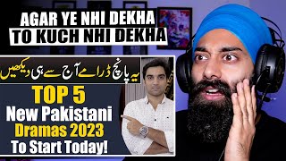 Indian Reaction on 5 New Pakistani Dramas 2023 To Start Today | Mr Noman Aleem | PunjabiReel TV