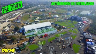 Vídeo Extra! Drone mostra o The Town (Festival de Música) e Autódromo de Interlagos - São Paulo