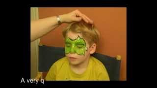 facekandi stencil FK07 Monster Face Paint