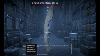 Kukri Knife | Night Stripe - New Kilowatt Box