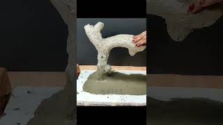 tree waterfall fountain making idea at home DIY #waterfall #homedecor #waterfallfountain #diy #craft