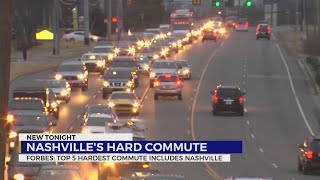 Nashville drivers have the worst commute in the U.S., study finds