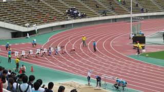 20160529_平成28年兵庫高校総体_男子100m準決勝1組