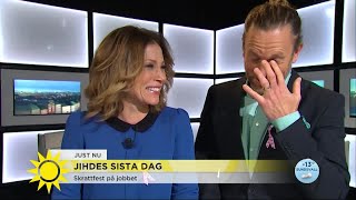Jihdes sista dag: Skratten vi minns - Nyhetsmorgon (TV4)
