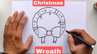 How To Make Christmas Wreath Easy |  Christmas Wreath
