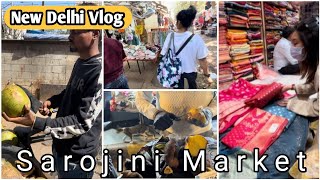 Sarojini Nagar Market Shopping || Delhi Vlog || Weather Chai Chiso Nai Raicha || Gaon Ko Sero Fero