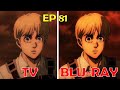 So, MAPPA IMPROVED MAJOR CHARACTER DESIGNS? Attack on Titan Final Season Part 2 TV vs BLU-RAY EP 81